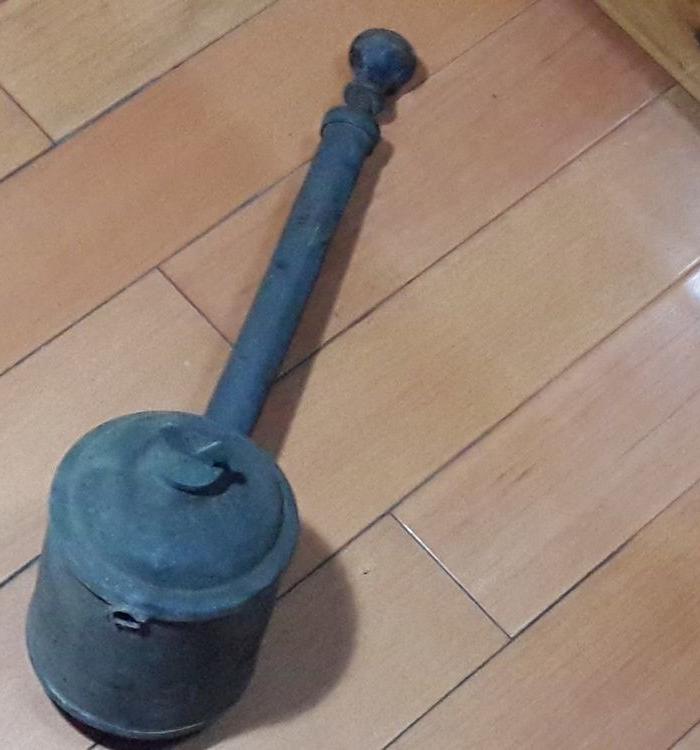 旧上海三角商标铜质喷雾机(江益荿x记出品,曹家