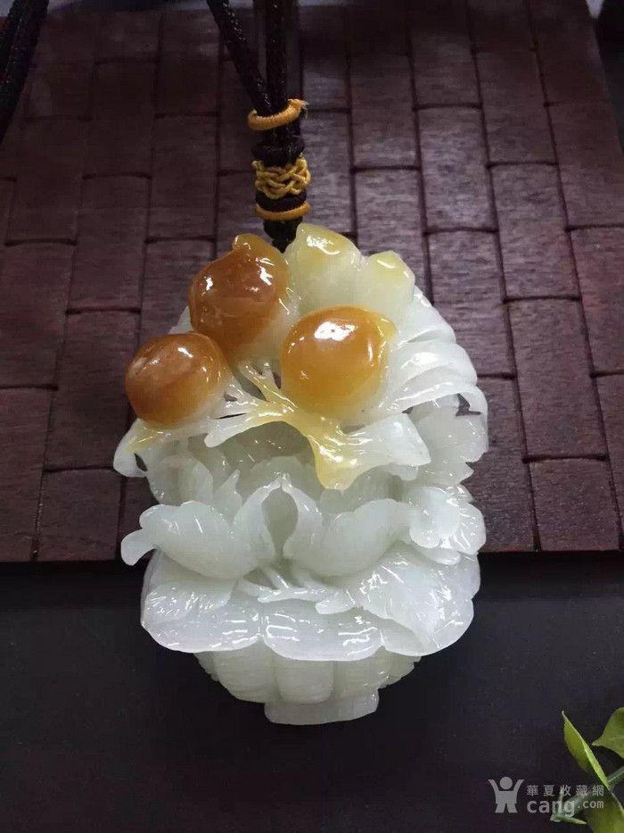 花玉 花开富贵挂件 假货退 实拍_花玉 花开富贵