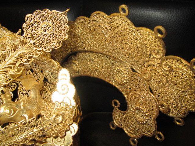 铜鎏金凤冠_铜鎏金凤冠价格_铜鎏金凤冠图片