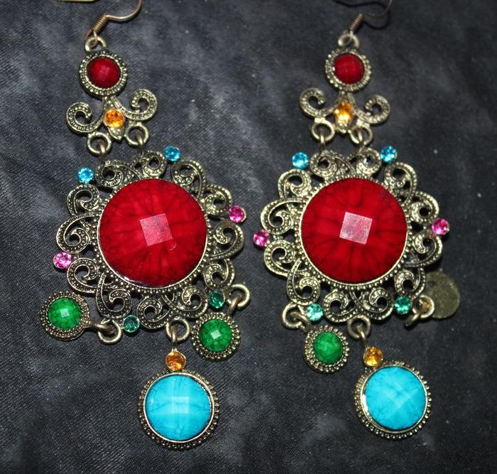 耳环_一对漂亮耳环价格_一对漂亮耳环图片_来