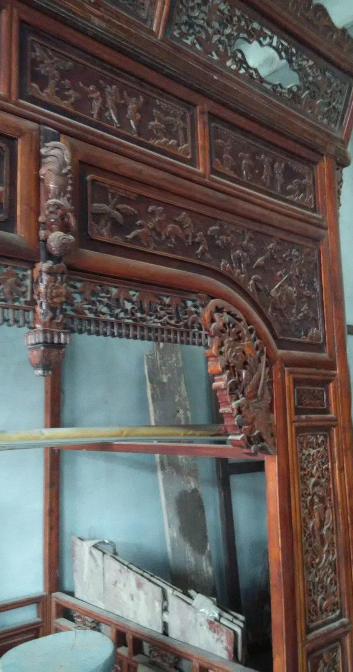 刻花榉木床_刻花榉木床价格_刻花榉木床图片