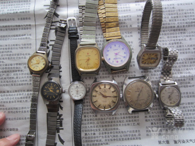 八十年代上海牌国外品牌老手表8块_八十年代