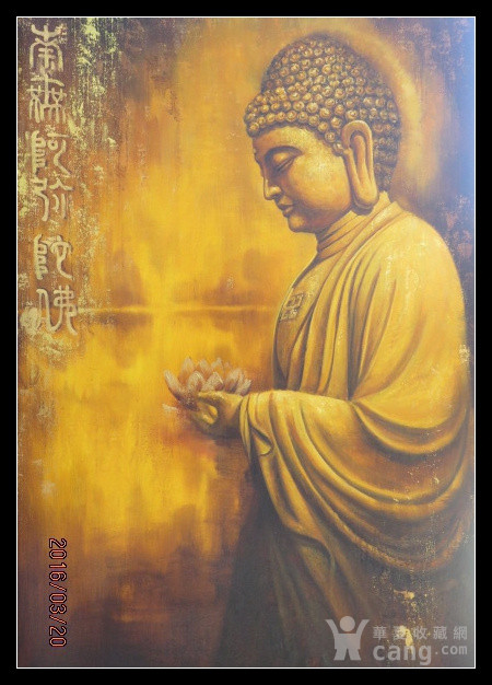 油画 佛像