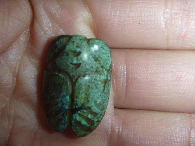 收藏多年的绿松石知了背云,瓷度高,寓意好,一鸣