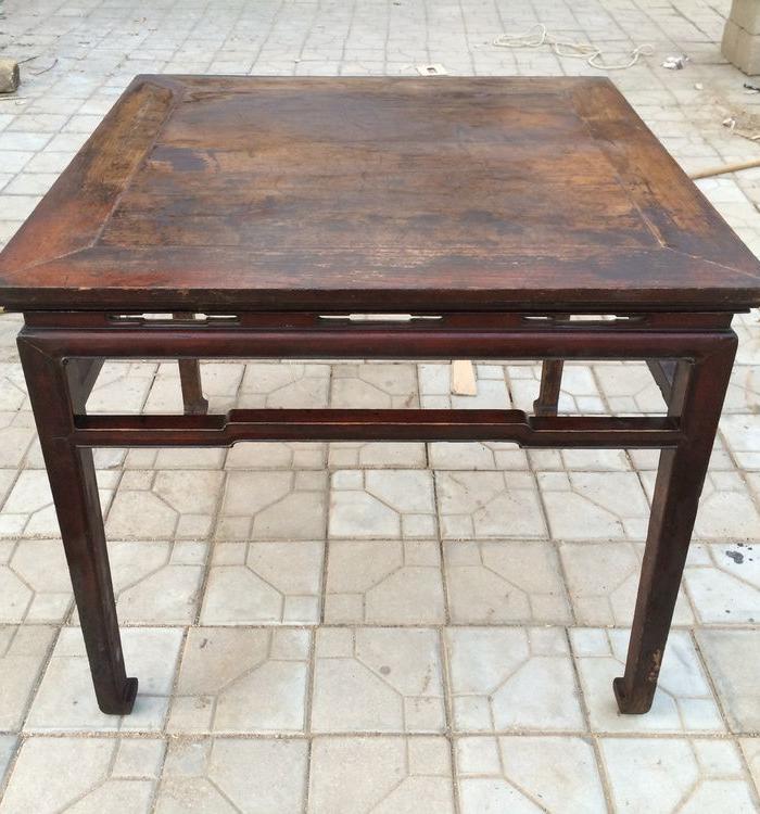 漂亮的老楸木八仙桌一张_漂亮的老楸木八仙桌