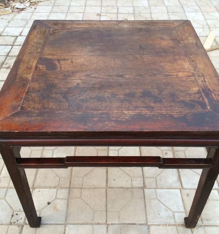 漂亮的老楸木八仙桌一张