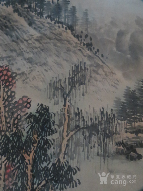 清代画家华岩山水四条屏