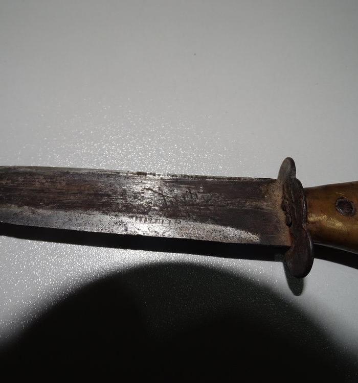 天平天国重要人物萧朝贵贴身兵器铜鎏金完整开