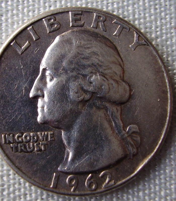 1962年美国25分银币_1962年美国25分银币价