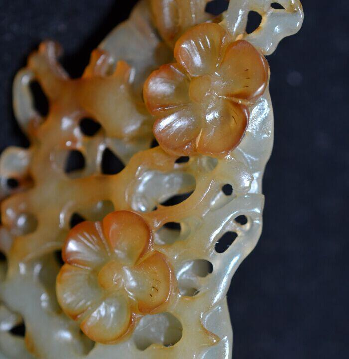 古董古玩收藏 古玉老玉和田玉清代玉簪子玉发