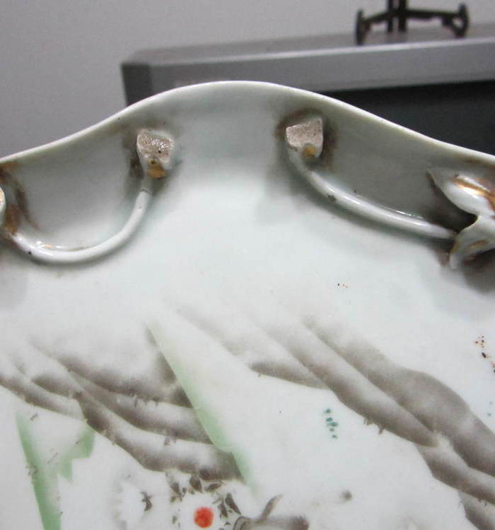 手提撅口茶盘《笛童放牛》_手提撅口茶盘《笛