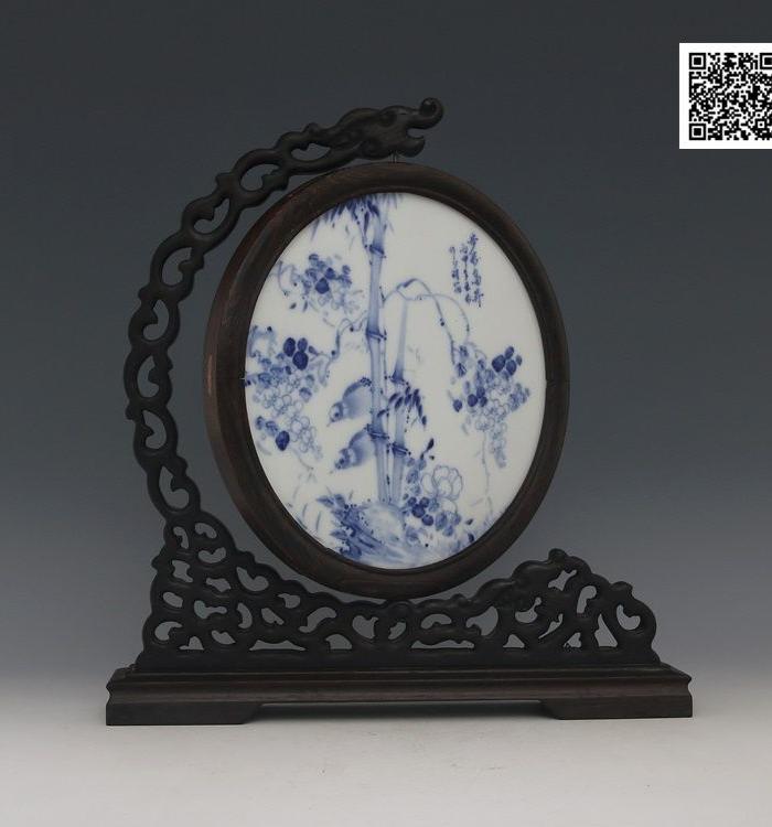 珠山八友 何许人 步步高升 瓷板_珠山八友 何许