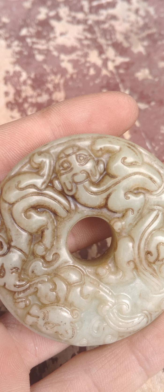 清代外调工龙凤玉牌_清代外调工龙凤玉牌价格