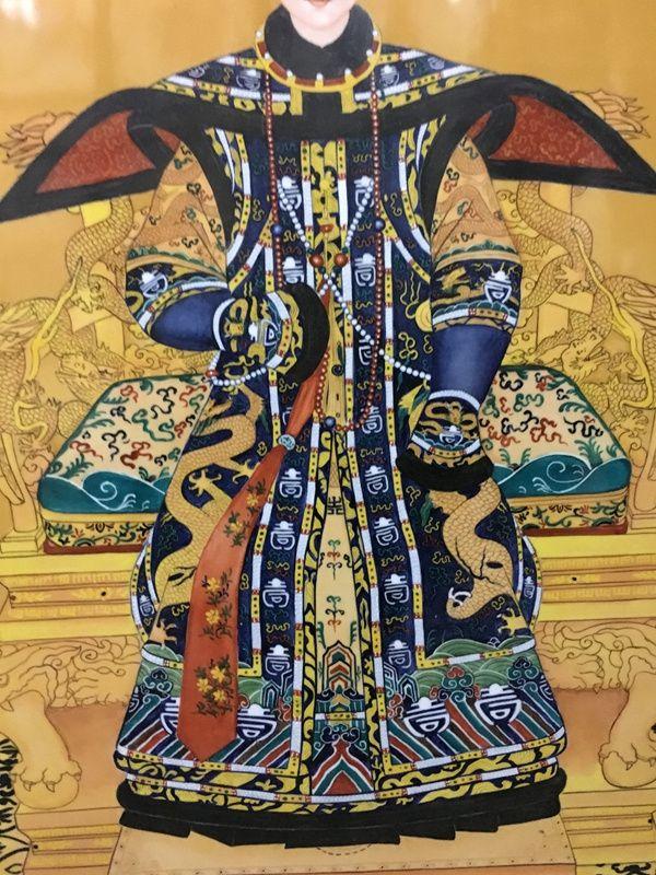 乾隆皇帝皇后瓷板