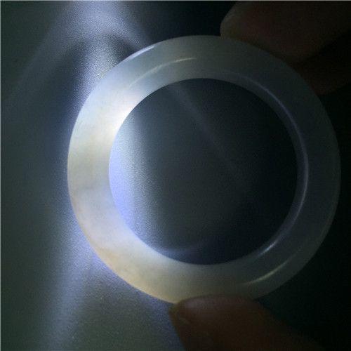 【玉泉文玩】k936创汇期天然糯种翡翠袈裟环