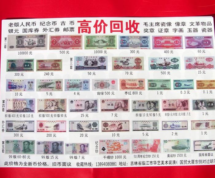 收藏钱币、古玩等摆摊用的广告布_收藏钱币、