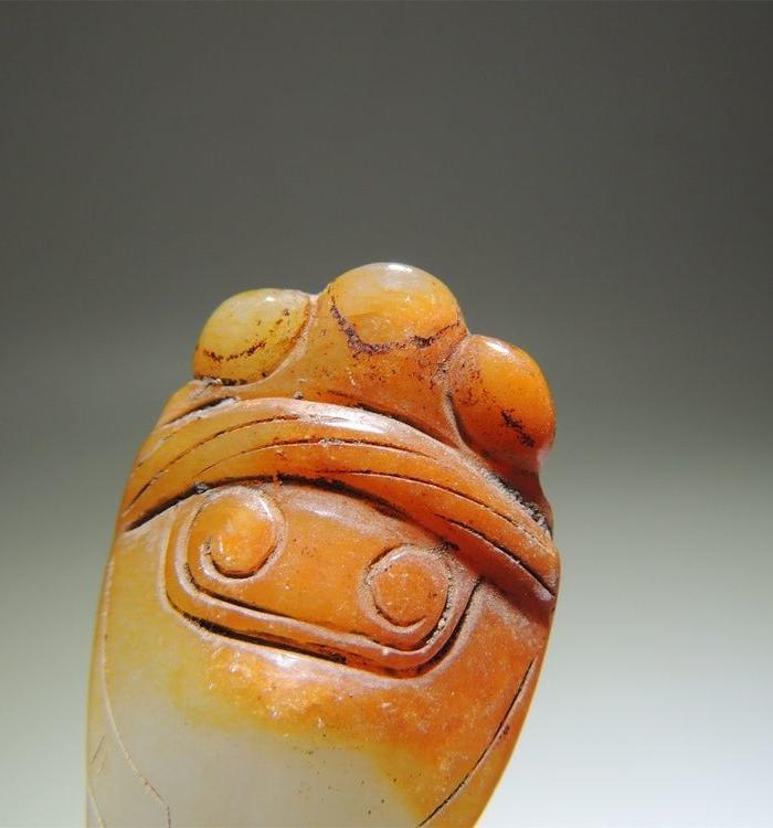 红沁战汉玉蝉佩_红沁战汉玉蝉佩价格_红沁战