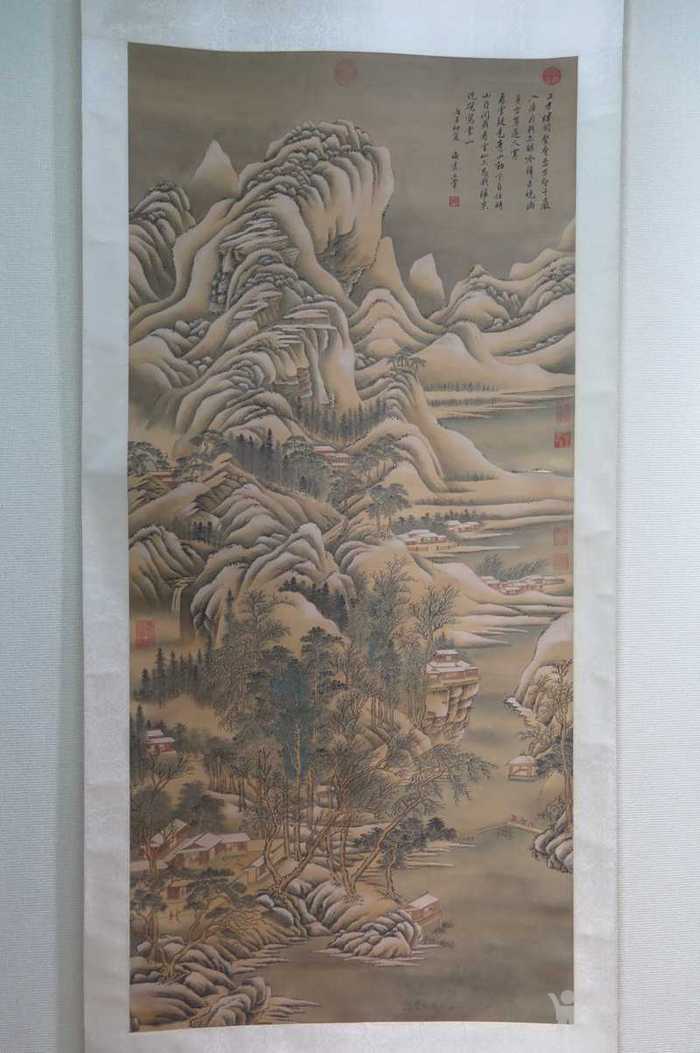 王翠山水画