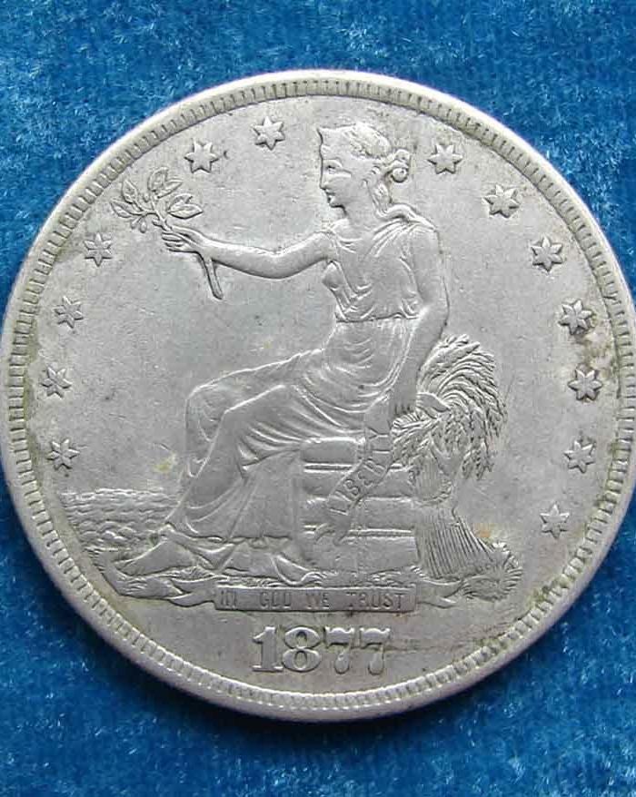 1877年 美国贸易银_1877年 美国贸易银价格_