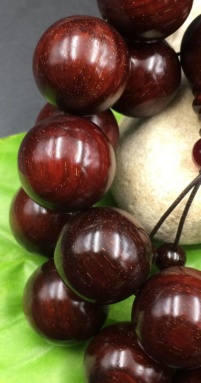 印度小叶紫檀老料油密十足2.0满金星,货真价实