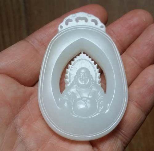 40.7克和田玉佛牌。_40.7克和田玉佛牌。价格