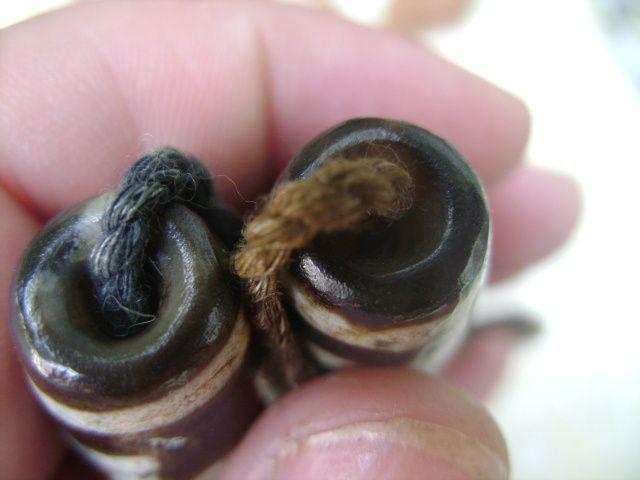 西藏极品至尊油性纯天然材质9眼老天珠_西藏