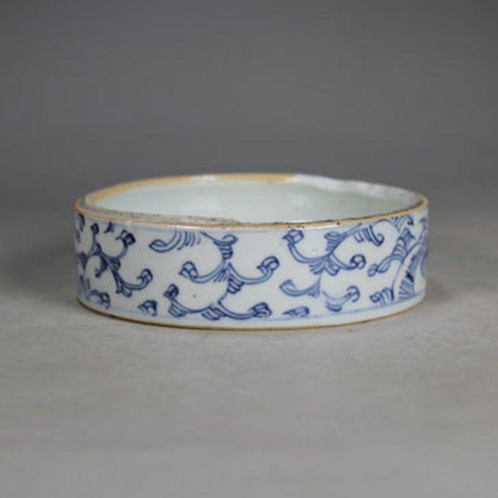 缠枝莲纹粉盒笔洗烟灰缸162102_缠枝莲纹粉盒