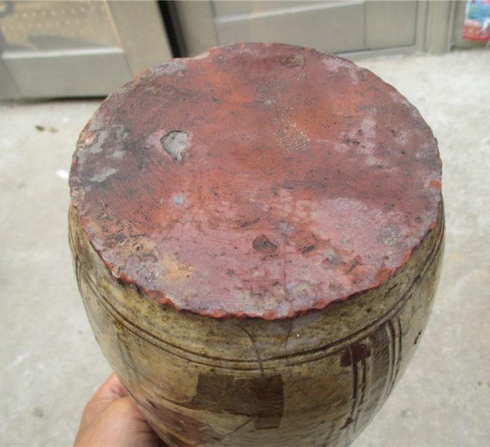 巨型坚挺昂立 台盘口趣味剔花垄四耳 高度赏陶