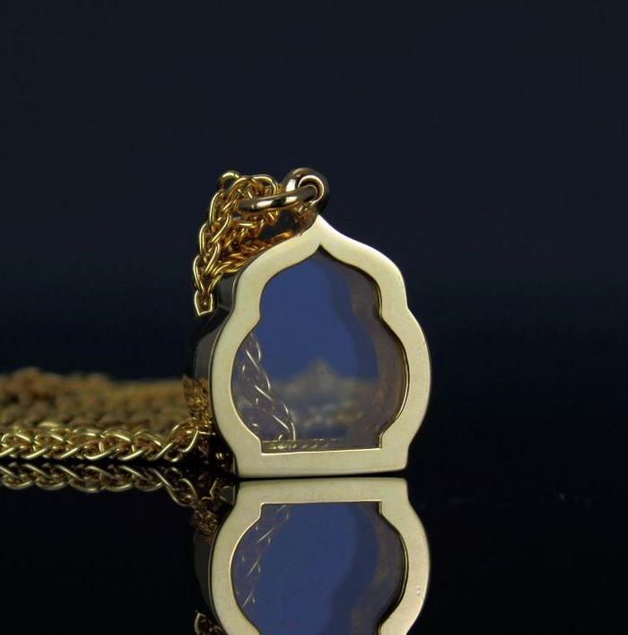 18K黄金噶乌盒嘎呜盒藏式小佛龛可装舍利子甘