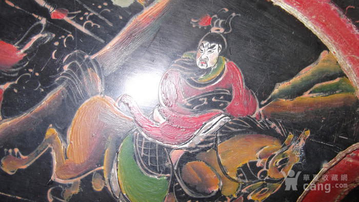 人物画国画画在木板上,三国演义历史故事刘备