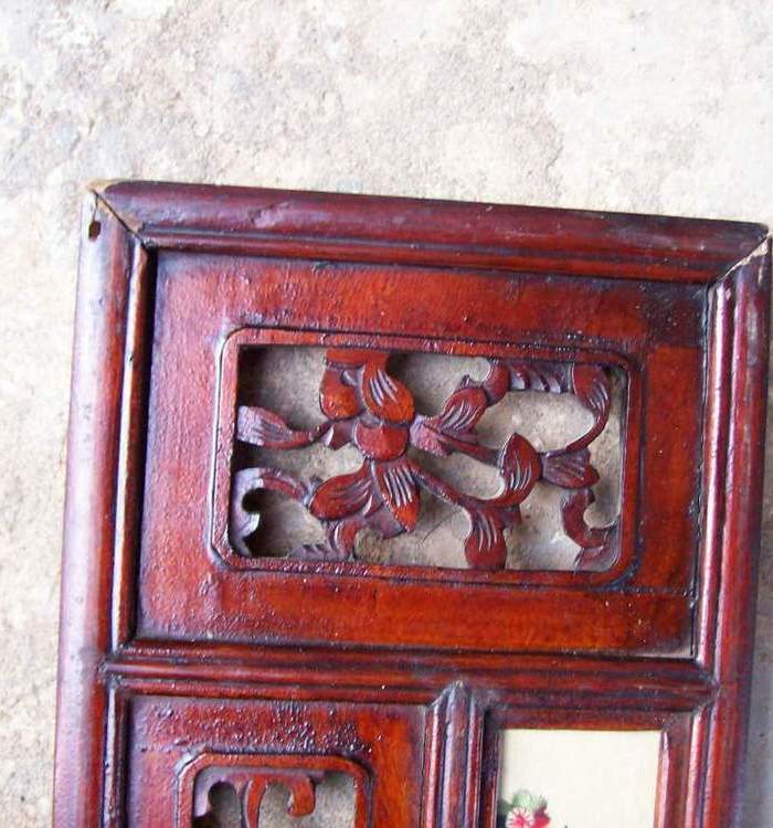 四小屏:岁丰花笑万斛春 (民国)_四小屏:岁丰