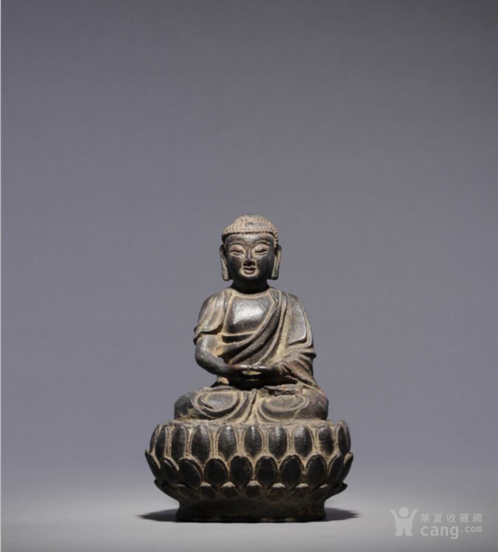明代释迦牟尼铜佛像