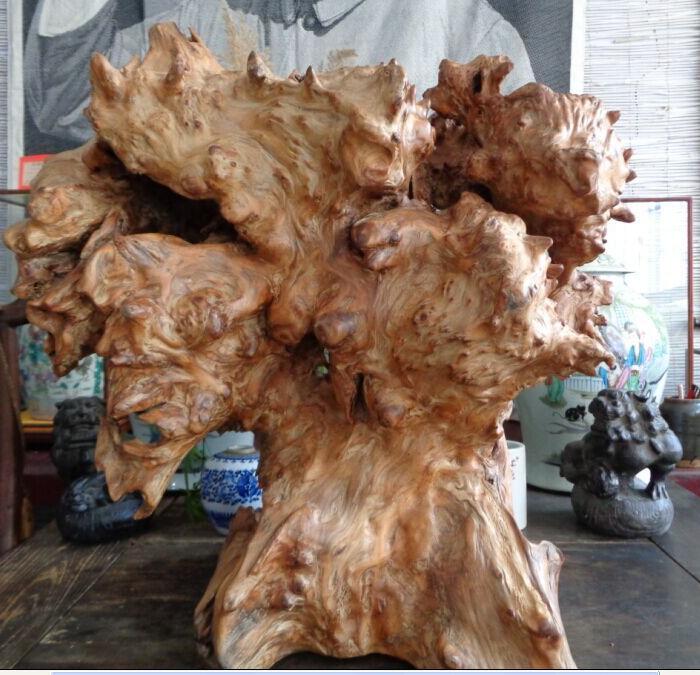 一件难得大气的香杉木摆件_一件难得大气的香