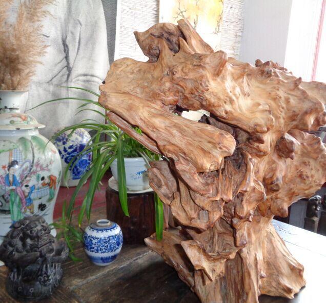 一件难得大气的香杉木摆件_一件难得大气的香