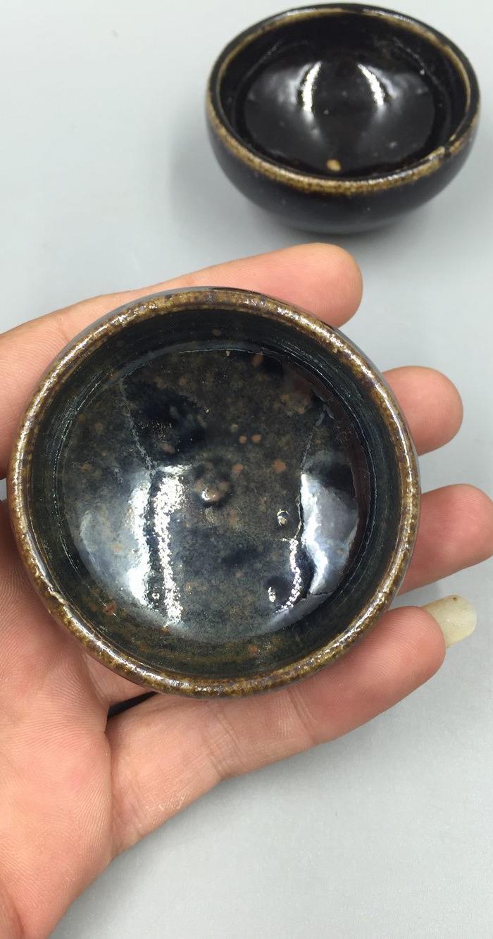 推杯换盏---宋金时期黑釉杯一对····518元