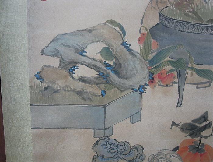 一张老画-博古杂宝图_一张老画-博古杂宝图价