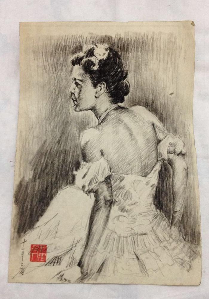 4C01J001美院流出早期教师习作 课稿11幅_4