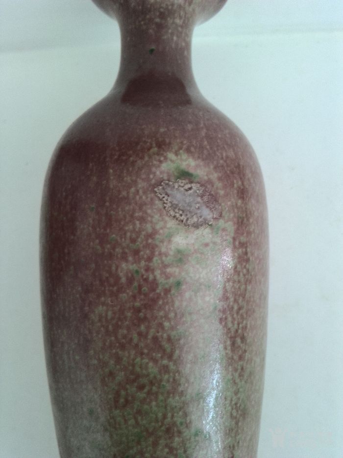 光绪仿康照,豇豆红.柳叶瓶图片