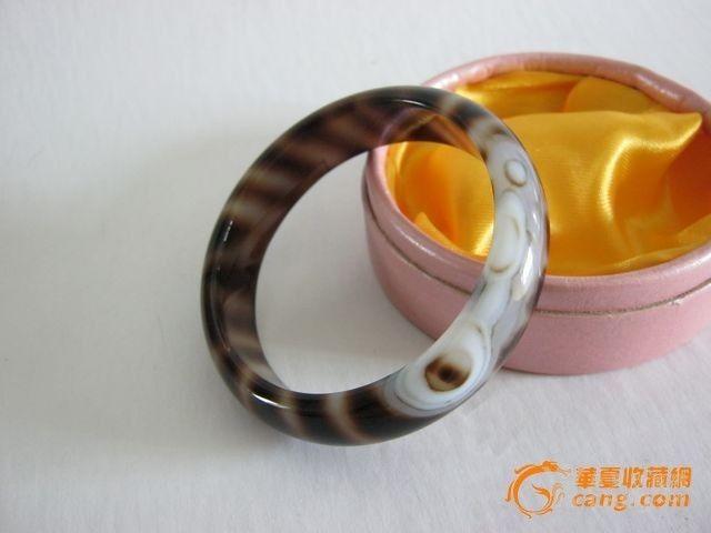 虎斑纹带天眼缠丝玛瑙手镯_虎斑纹带天眼缠丝