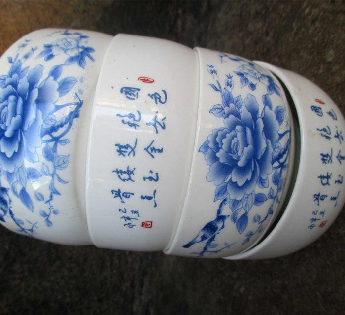 双面主题帖青花 赋字国色艳香 双金缕玉骨香