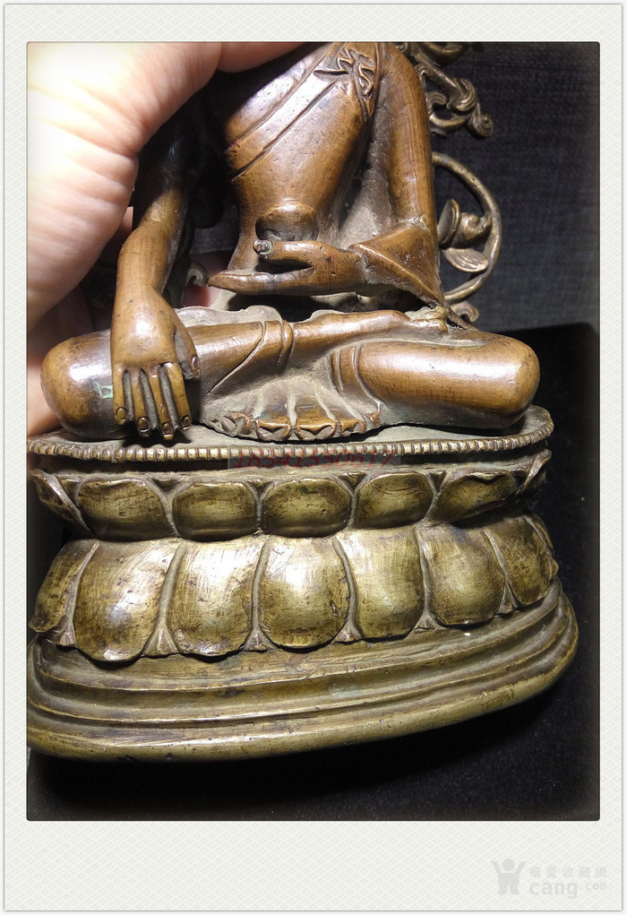 元代铜佛