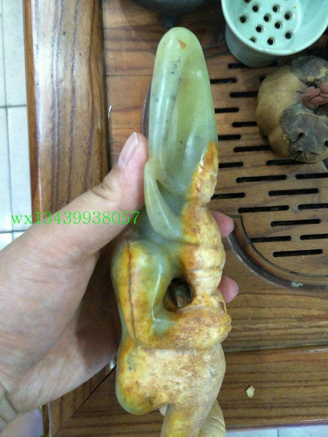 红山文化老玉太阳神神尊21cm_红山文化老玉太