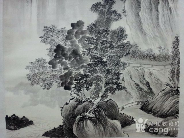 朱梅村 山水画