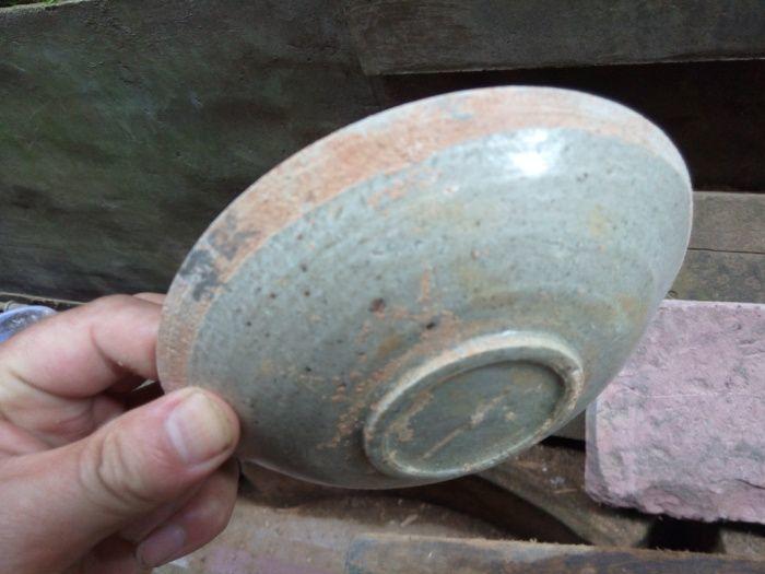 出土北宋江西南丰白舍窑影青芒口斗盏碗一只_