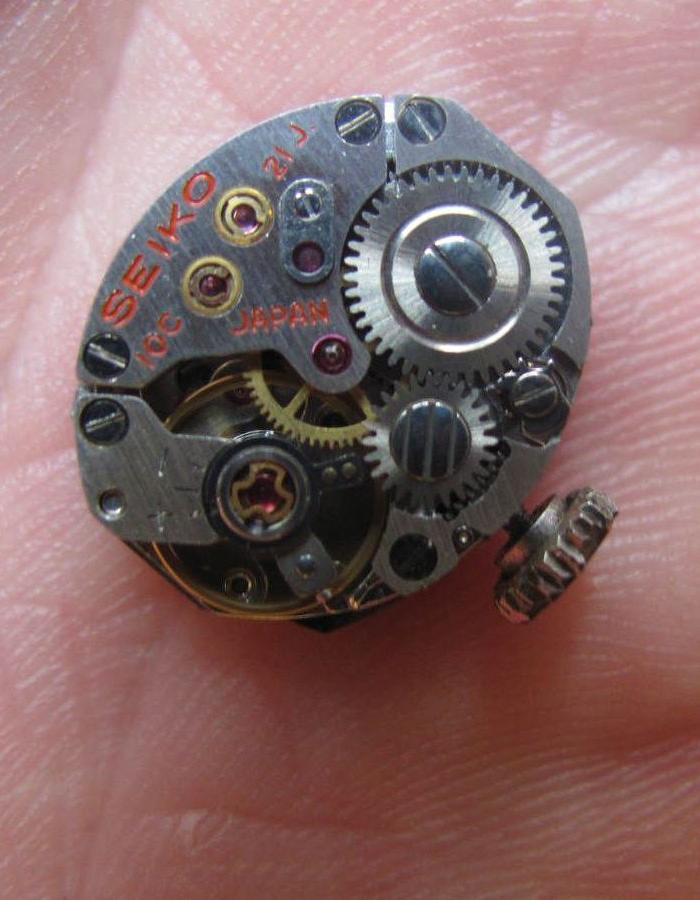 精工舍女表极品23钻手卷机芯镀白金壳钢壳3个