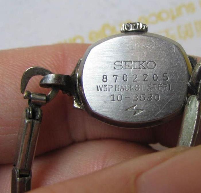 精工舍女表极品23钻手卷机芯镀白金壳钢壳3个