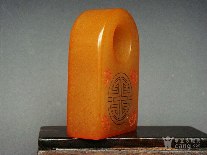 老田黄福禄印章85克5.8X3.9X1.7厘米160610_