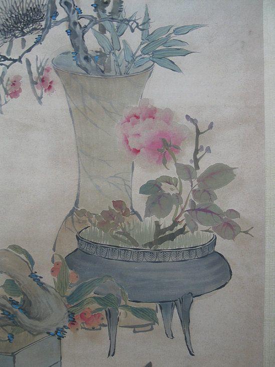 一张老画-博古杂宝图_一张老画-博古杂宝图价