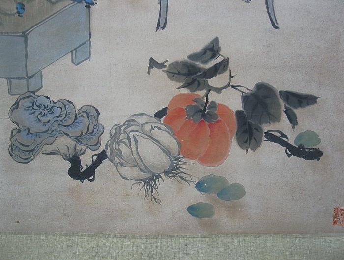 一张老画-博古杂宝图_一张老画-博古杂宝图价