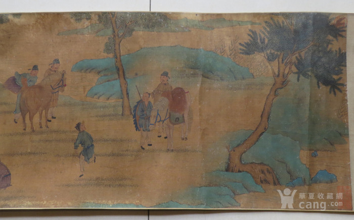 赵子昂手卷 风韵清远.元代著名画家,楷书四大家